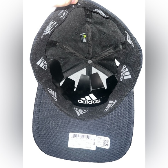 NWT Adidas Areoready Release 3 Stretch Fit S/M Black Hat - Picture 9 of 9